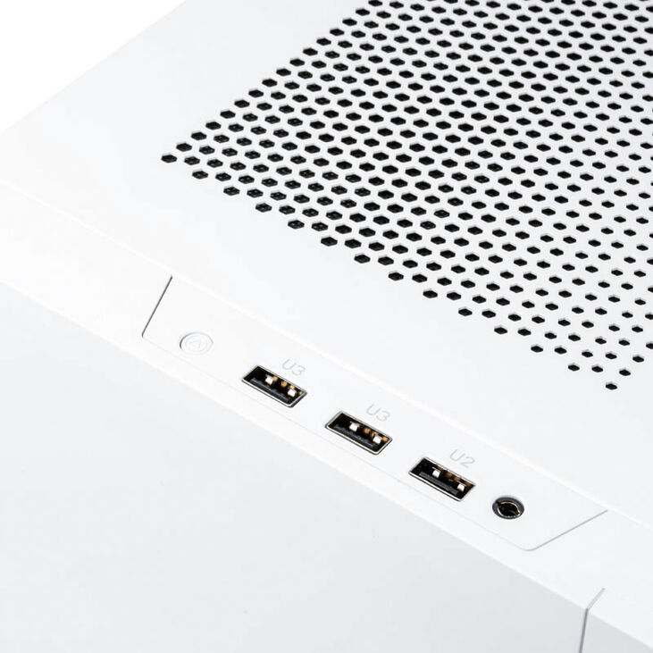 SilverStone SST-SG14W Sugo 14 Mini-ITX case - white image number 3