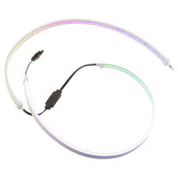 SilverStone LS04, ARGB LED strip, 2-pack - white