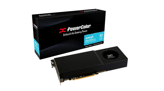 PowerColor Radeon AI PRO R9700 Graphics Card, 32GB GDDR6 image number 0