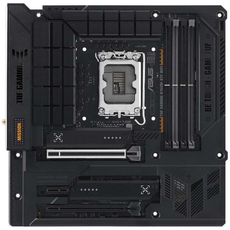 ASUS TUF Gaming B760M-BTF WIFI, Intel B760 Mainboard, Sockel LGA1700, DDR5 image number 1