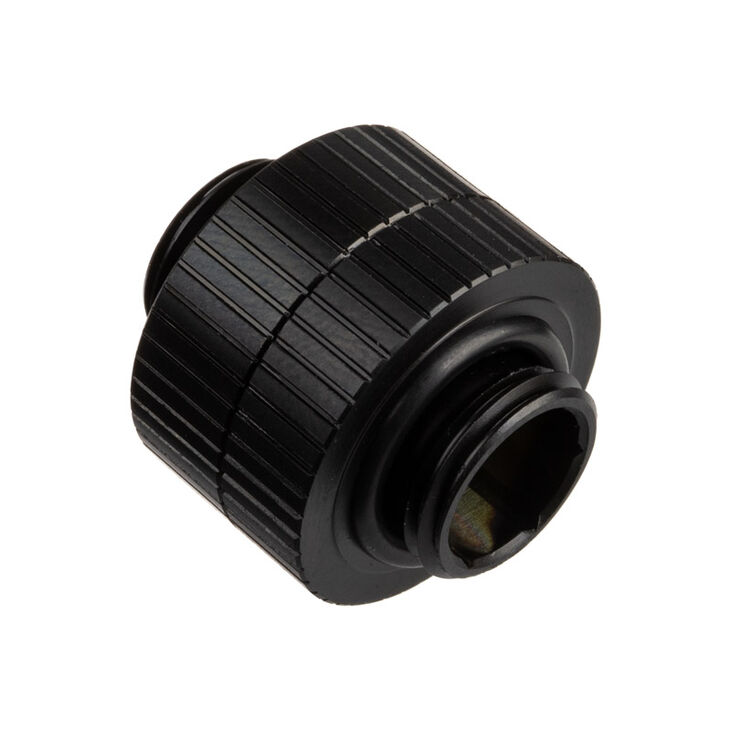 EK Water Blocks EK-Quantum Torque G1/4 Inch Extension Straight Fitting 14mm - Rotatable, Black image number 0