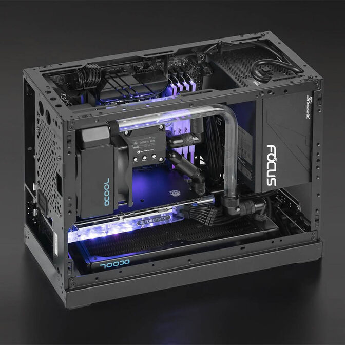 SSUPD Meshroom D PC Case, Mini Case, ATX - White image number 9