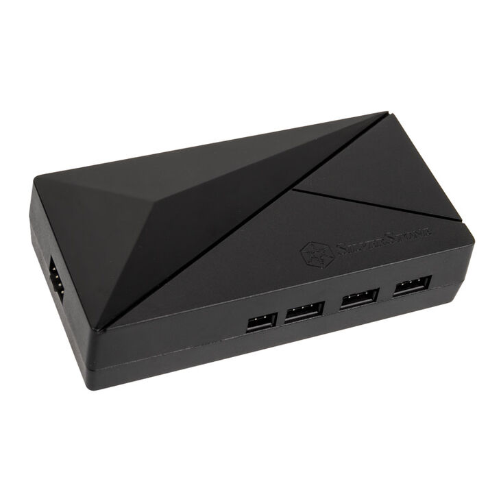Noiseblocker NB-eLoop X B12-PS ARGB, PWM - 120mm, black + ARGB 8x Port Hub - 3-piece set image number 5