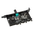 Lamptron CFM36 L&uuml;fter- und RGB-LED-Controller f&uuml;r PCI-Slot - schwarz image number null