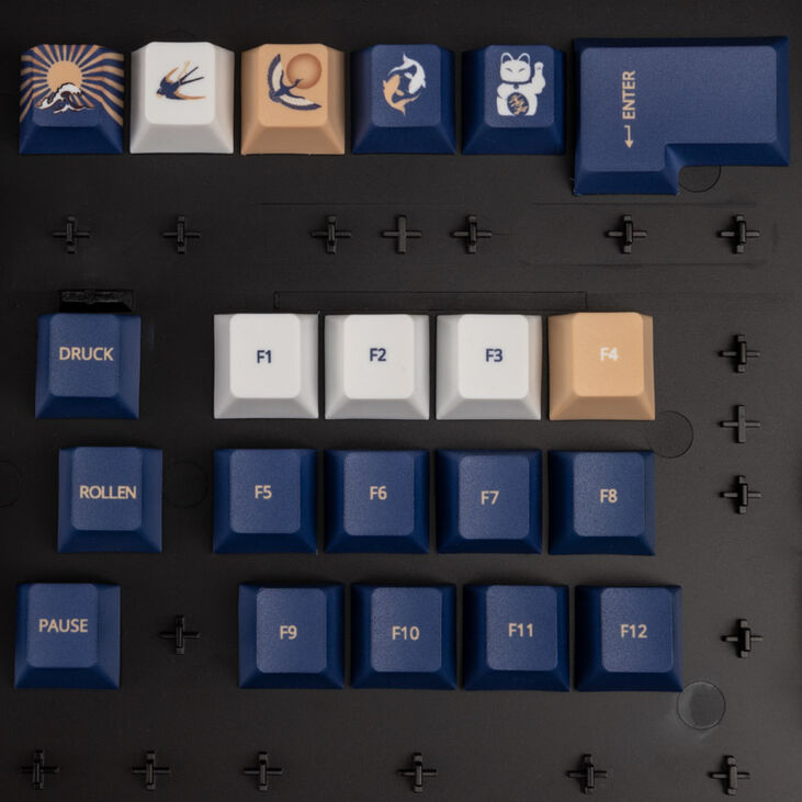 Traitors UKIYO-E Keycap Set, PBT, (ISO-DE) image number 2