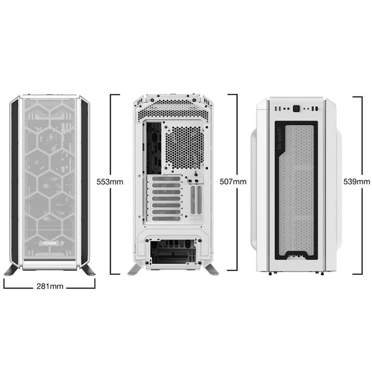be quiet! Silent Base 802 Window Midi-Tower - Tempered Glass, weiß image number 1