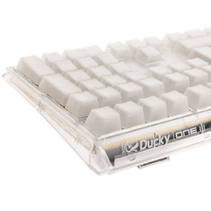 Ducky One 3 Aura White Gaming Keyboard, RGB LED - MX-Silent-Red image number 6