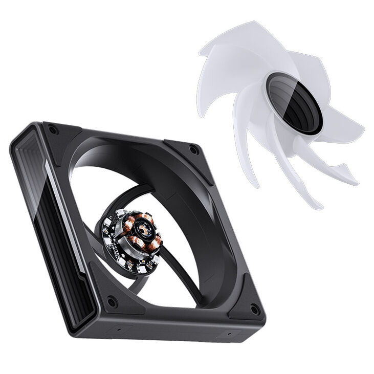 Jonsbo ZK-120BR ARGB Reverse Blade PWM Lüfter, 120mm, 3er-Pack - schwarz image number 15
