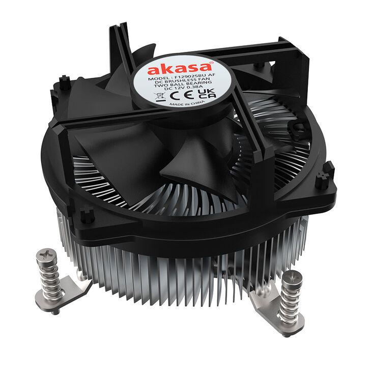 Akasa AK-CC6608BP01 Low Profile CPU-Kühler - Sockel LGA 1700, 63,2 mm Höhe image number 0