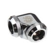 Bitspower Multi-Link Adapter 90 Degree 12mm OD to 12mm OD Hardtube - shiny silver image number null