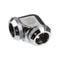 Bitspower Multi-Link Adapter 90 Degree 12mm OD to 12mm OD Hardtube - shiny silver