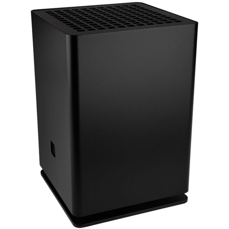 HGC Osmi 3.1 Aluminium Mini-ITX Gehäuse - schwarz image number 2