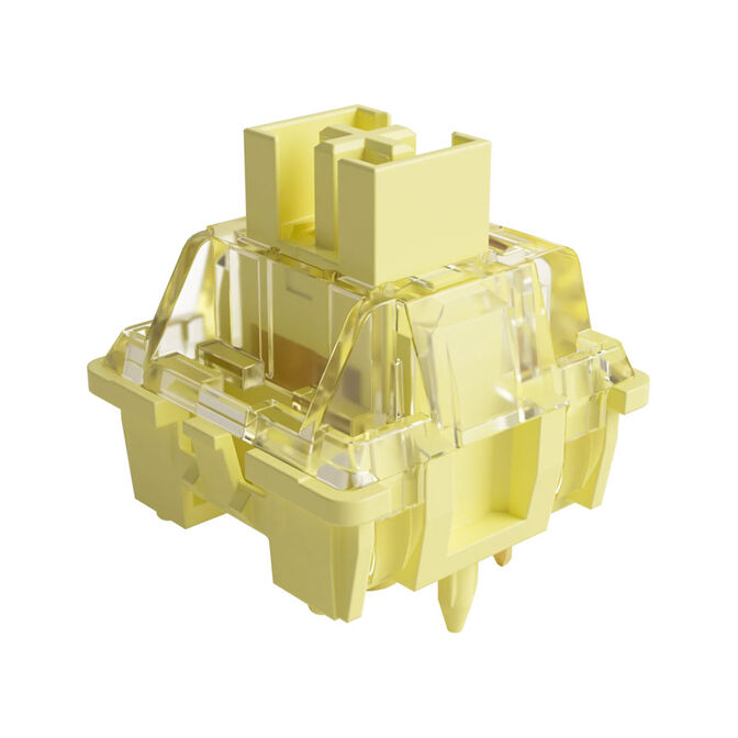 AKKO V3 Pro Cream Yellow Switches, mechanisch, 5-Pin, linear, MX-Stem, 50g - 45 St&uuml;ck image number 0