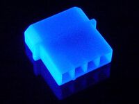 AC Ryan 4-pin Molex Male UV Blue