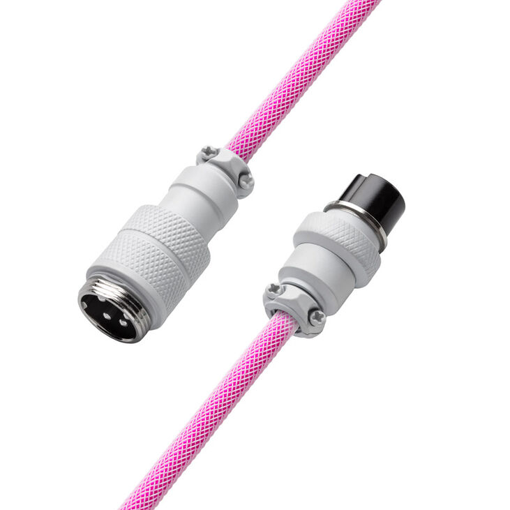 CableMod PRO Coiled Keyboard Cable USB-C zu USB Typ A, Strawberry Cream - 150cm image number 3