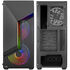 Aerocool Scape-G-BK-v2 Mid Tower, Tempered Glass, FRGB - Black image number null