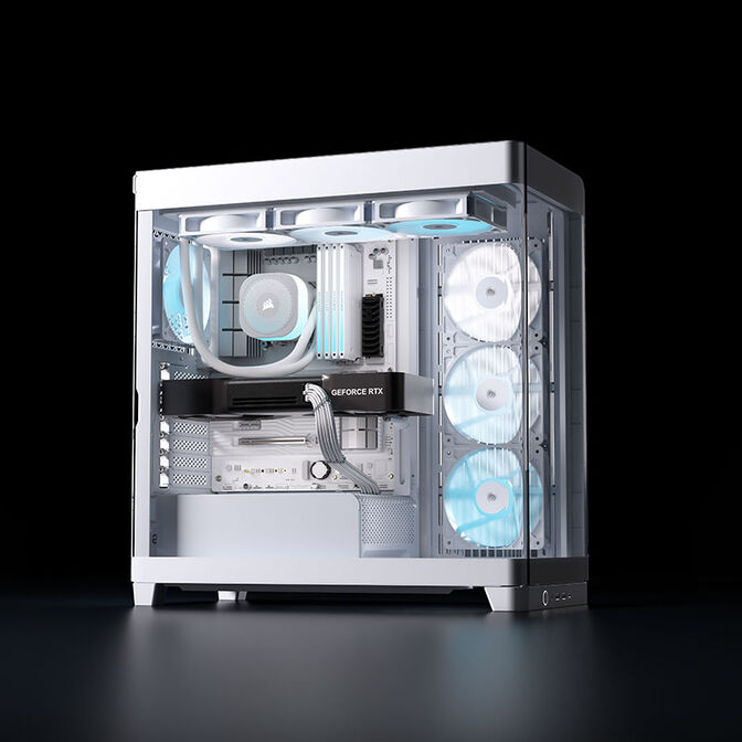 Corsair FRAME 4500X RS-R ARGB PC-Geh&auml;use, Midi-Tower, E-ATX, Tempered Glass - wei&szlig; image number 16