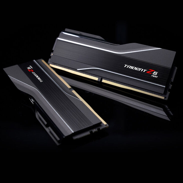 G.Skill Trident Z5 Neo DDR5-6000 RAM, CL30, EXPO - 32 GB Dual-Kit, black image number 5