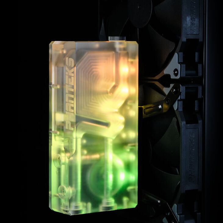 PHANTEKS R160C Reservoir - Transparent Acrylic Backplate, DRGB-LED image number 5