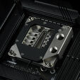 Thermal Grizzly DeltaMate CPU Block MPII CPU-Wasserk&uuml;hler, Intel 1851, ARGB, G1/4 Zoll - schwarz image number null