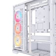 Corsair 3500X RS-R PC Case, Mid-Tower, E-ATX, RGB, Tempered Glass - white image number null