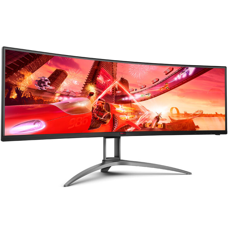 AOC AGON AG493UCX2, 48.8 inch Curved Gaming Monitor, 165 Hz, VA, G-SYNC Compatible image number 0
