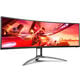 AOC AGON AG493UCX2, 48.8 inch Curved Gaming Monitor, 165 Hz, VA, G-SYNC Compatible