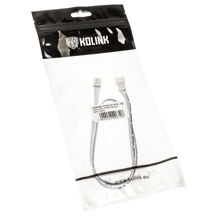 Kolink 4-Pin PWM Extension - 60cm, white image number 2