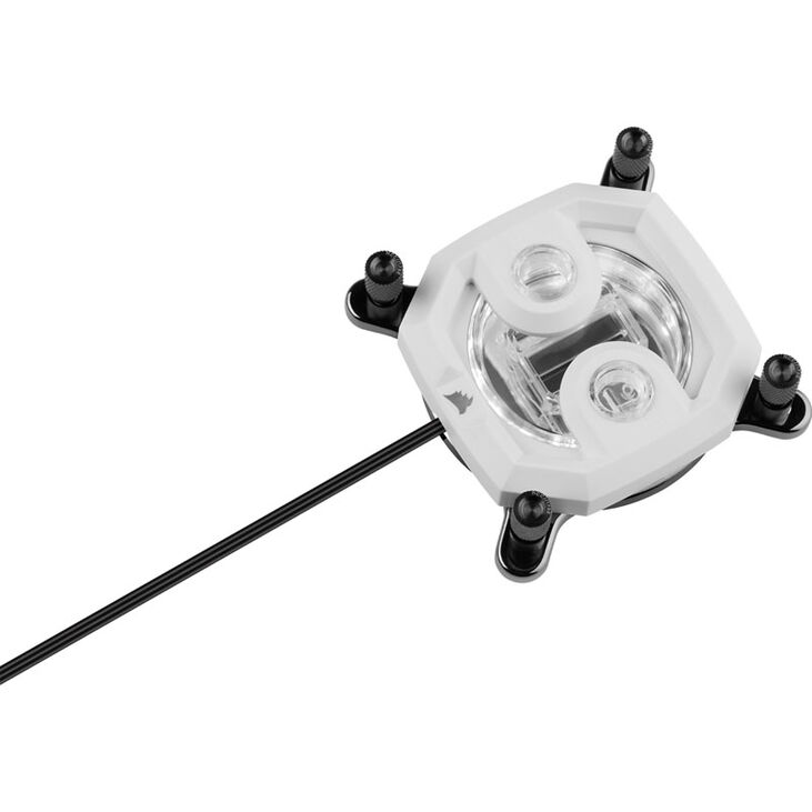 Corsair Hydro X Series XC7 RGB PRO CPU Water Block LGA 1200/1700, AM4/AM5 - white image number 2