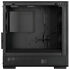 Zalman P10 Namu PC Case, Mini-Tower, mATX, Tempered Glass - black, wood image number null