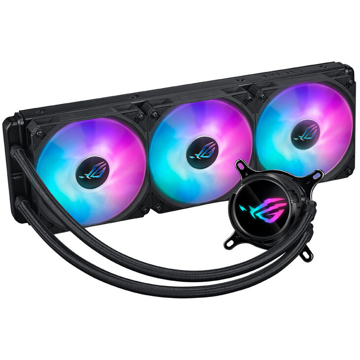 ASUS ROG STRIX LC III 360 ARGB AIO Cooler - Black image number 2