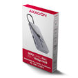 AXAGON HMC-6GM2 Multiport-Hub, USB-C 3.1, M.2-NVMe/SATA, HDMI, Gbit-LAN, 1x USB-A, 1x USB-C, CR image number null