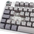 Ducky One 3 Mist Grey TKL Gaming Tastatur, RGB LED - MX-Ergo-Clear image number null