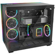 be quiet! Light Base 900 DX PC Case, Full Tower, Tempered Glass, ARGB - Black image number null