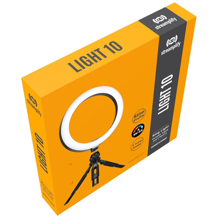 Streamplify Light 10 Streaming Ring light - black image number 9