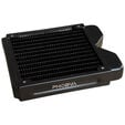 Phobya R27-S120 Radiator, 120 mm radiator, 18 FPI, copper fins, 2x G1/4-inch connectors - black image number null