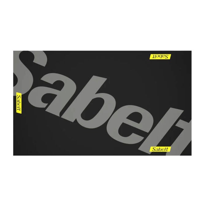 Sabelt Sim Floor Mat, floor mat for sim racing, 170 &times; 100 cm, non-slip - black image number 0