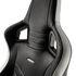 noblechairs EPIC Real Leather Gaming Chair - black/white/red image number null