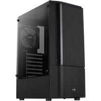 Aerocool Quantum v1 Midi-Tower, Tempered Glass - schwarz