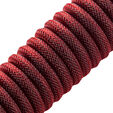 CableMod Classic Coiled Keyboard Cable USB-C to USB Type A, Republic Red - 150cm image number null
