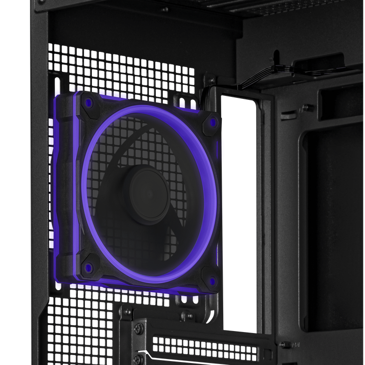 ASUS A31 Plus TG ARGB PC-Gehäuse, Midi-Tower, ATX, Tempered Glass - schwarz image number 8