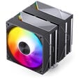 Jonsbo CA80 CPU Cooler, Dual-Tower, 2 x 120mm, PWM, RGB - black image number null