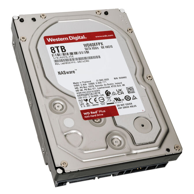 Western Digital Red Plus, SATA 6G, Intellipower - 3,5 Zoll, 8 TB image number 0