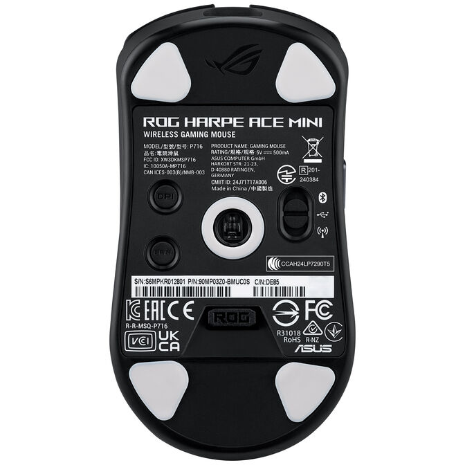 ASUS ROG Harpe Ace Mini Gaming Maus, 8000 Hz - schwarz image number 8