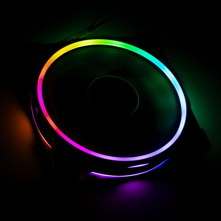 Akasa SOHO AR Addressable-RGB Fan, black - 120mm image number 4