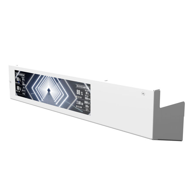 Lian Li 9,2 Zoll LCD Kit f&uuml;r O11 Vision-M, Divider mit Display, 1.920 x 462 Pixel - wei&szlig; image number 0