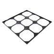 Watercool MO-RA IV 600 Fan Frame - 200mm, black image number null