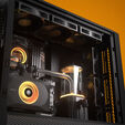 Corsair Frame 4000D PC case, Mid Tower, E-ATX, Tempered Glass - black image number null