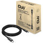 Club 3D USB4 Gen3x2 Typ-C Kabel, 8K60Hz / 4K120Hz, 40Gbps, PD 240W EPR 3 Meter - schwarz