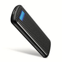 AXAGON EEM2-SC SSD-Geh&auml;use, M.2 NVMe, USB-C 10Gbit/s, Aluminium - schwarz